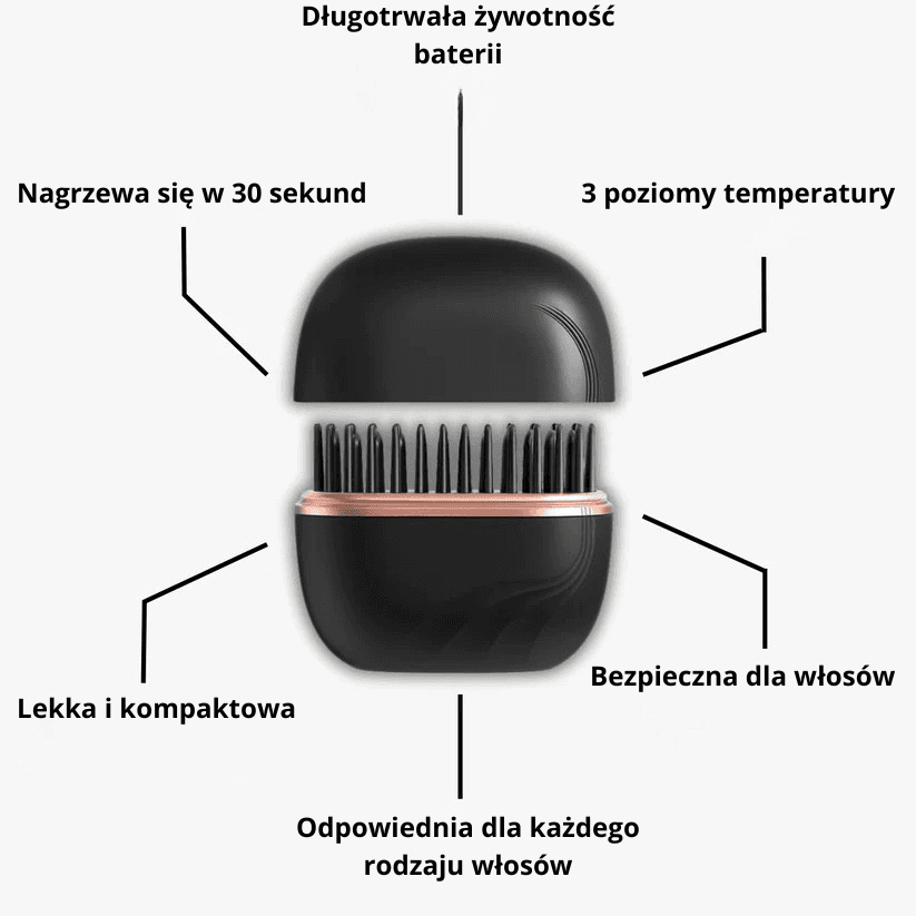 Lissea - Bezprzewodowa prostownica do włosów