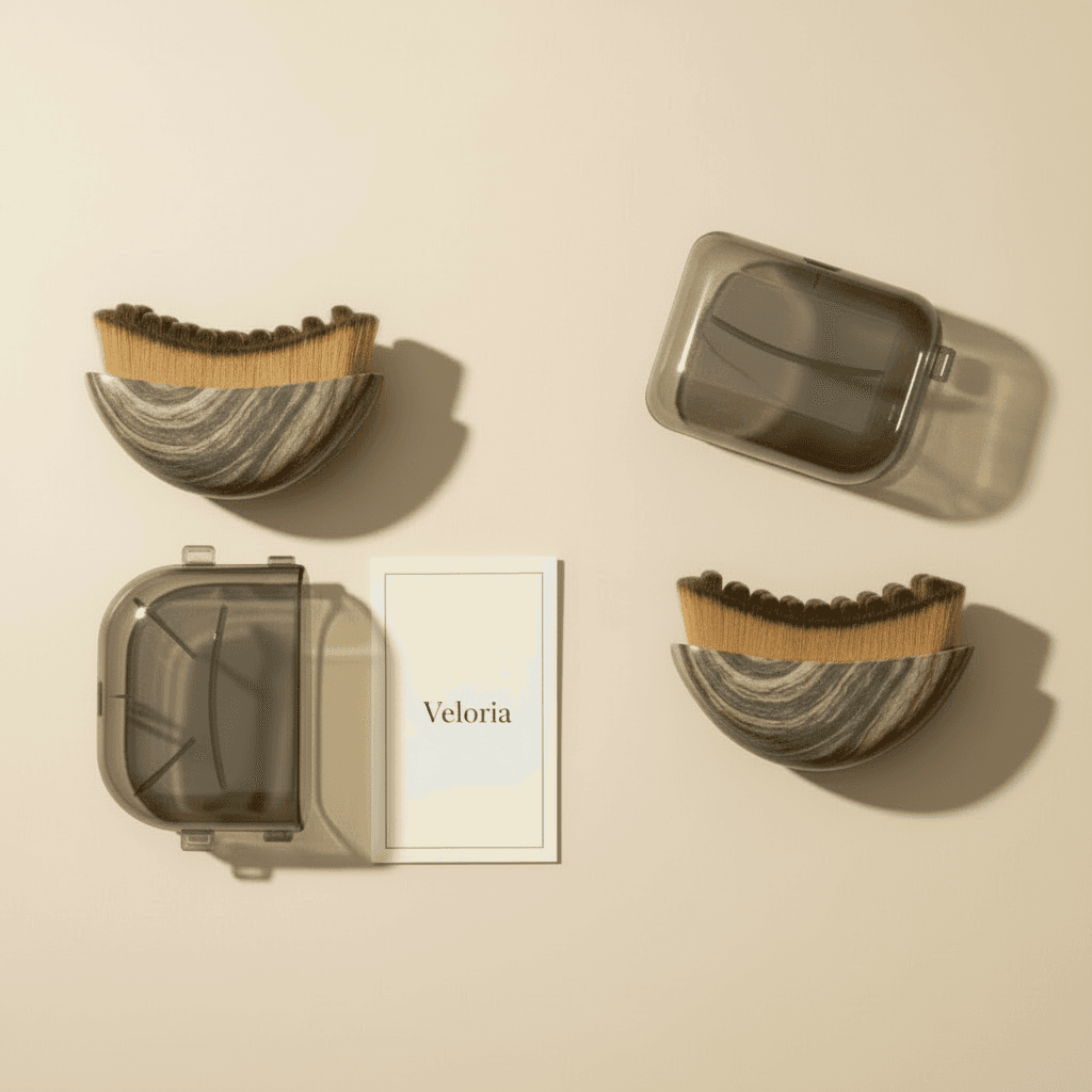 Zestaw Veloria 1+1 (2 szczotki) – Szczotka do drenażu limfatycznego twarzy